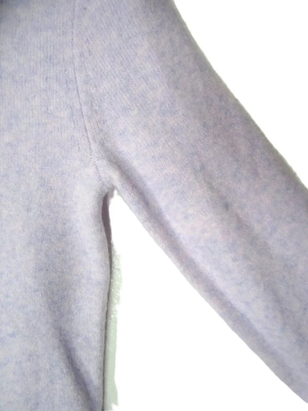 J. Crew Size XXS NEW Heathered Lavender Extra Soft Sweater Wool Acrylic Blend